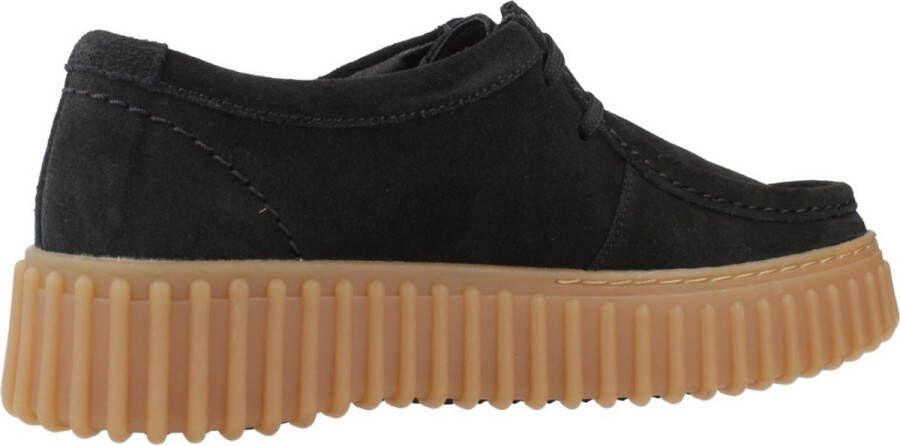 Clarks Bee Suede Damesschoenen Herfst Winter Collectie Black Dames