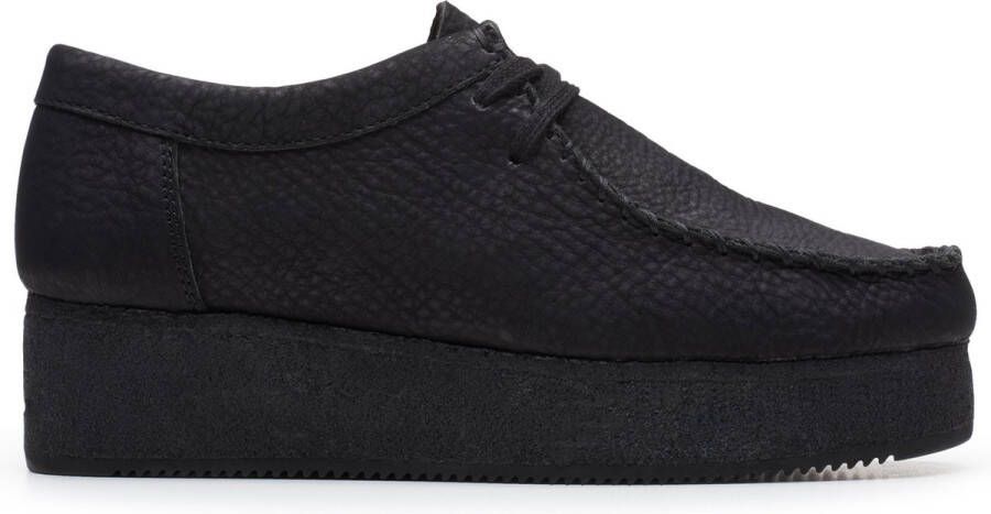 Clarks Originals Wallacraft Lo Womens Black Nubuck Sneakers 261486324040