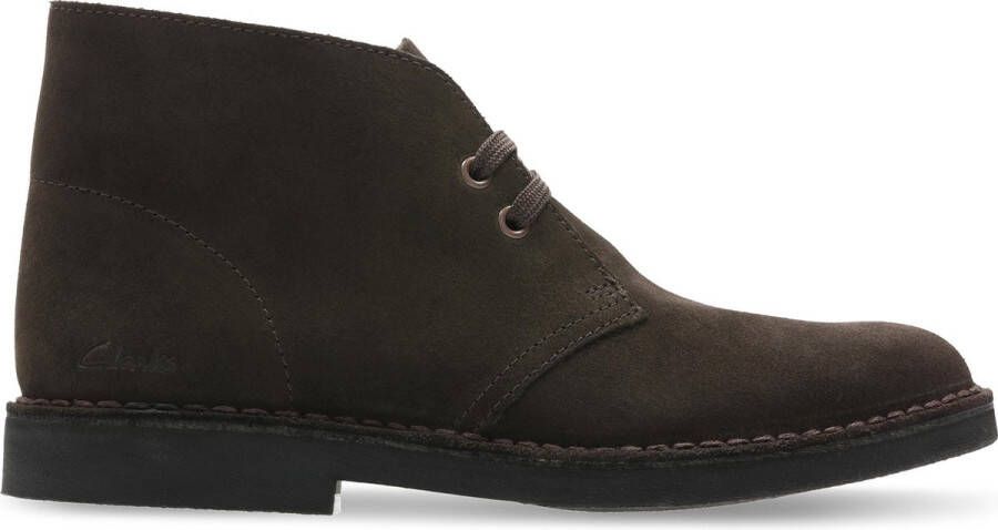 Clarks Desert Boot 2 Dames Laarzen Dark Brown Suede