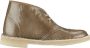 Clarks Metallic Leren Desert Boot voor Dames Green Dames - Thumbnail 8