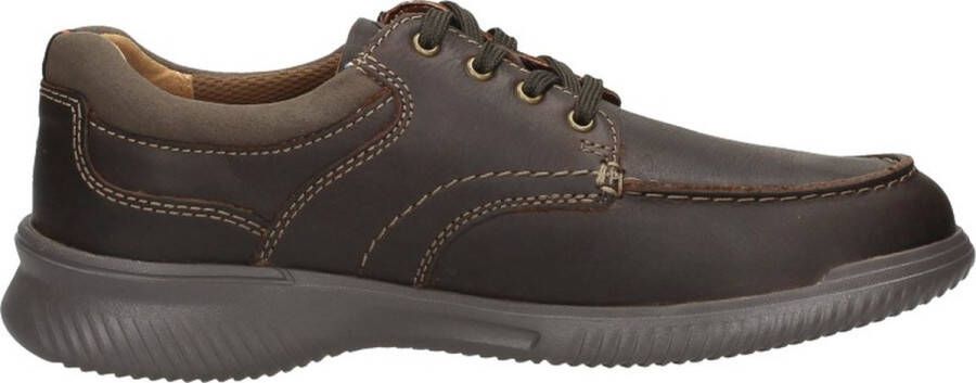 Clarks Donaway Edge Veterschoenen Laag donkerbruin