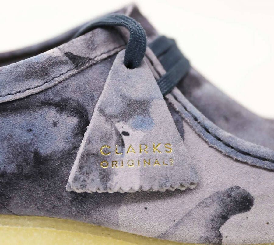 Clarks Elegante Schoenen Wallabee Lichtblauw Streetwear Volwassen