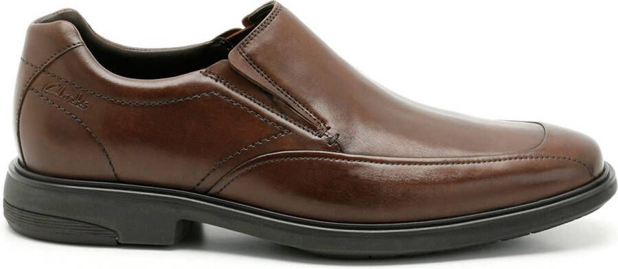 Clarks Aniline Kastanjebruin Leren Veterschoenen Brown Heren - Foto 2