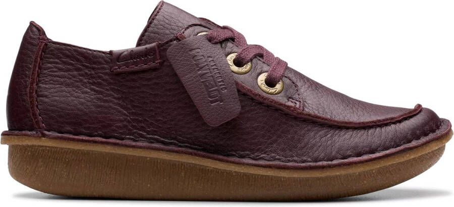 Clarks Funny Dream dames veterschoen rood