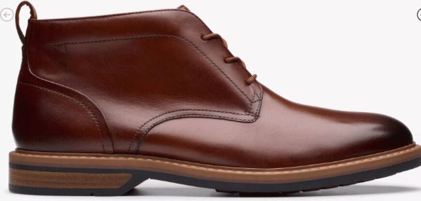 Clarks Heren Bottine Aldwin Chukka Cognac COGNA