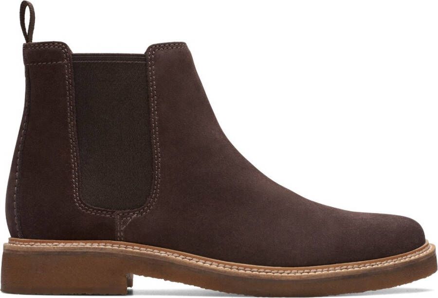 Clarks Heren Clarkdale Easy G 4 dark brown suede - Foto 1