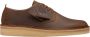 Clarks Coal London Beeswax Bruin Leer Lage veterschoenen - Thumbnail 1