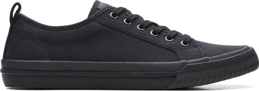 Clarks Stijlvolle Lace Sneakers voor Mannen Black Heren