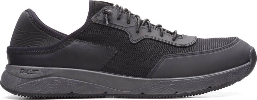 Clarks Stijlvolle Lage Sneakers voor Mannen Black Heren