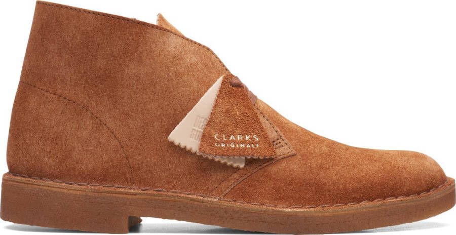 Clarks DESERT BOOT Volwassenen Heren sneakersHeren veterschoenVrije tijd half-hoog Cognac