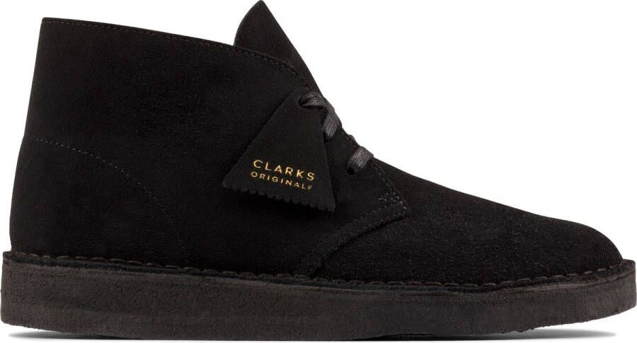 Clarks Desert Coal Zwarte Poolse Herenlaars Black Heren