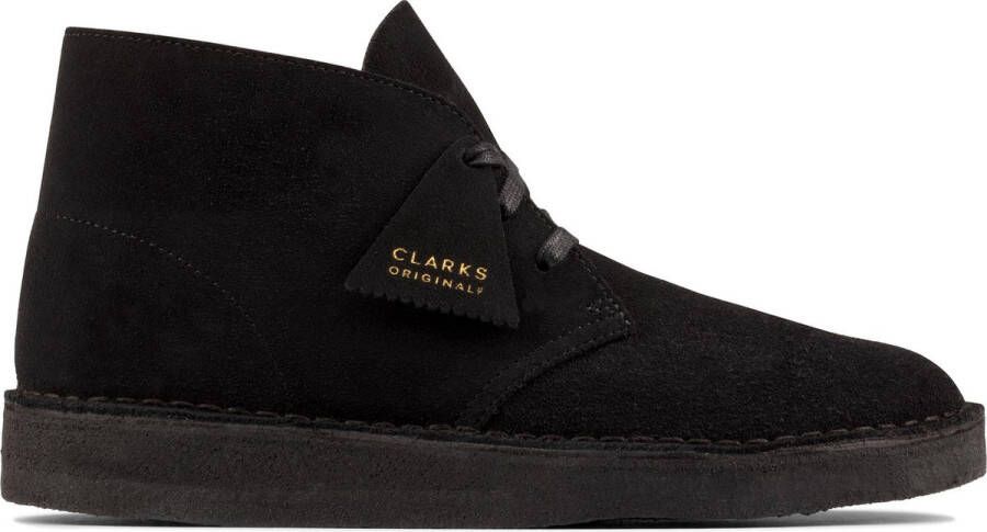 Clarks Desert Coal Zwarte Poolse Herenlaars Black Heren