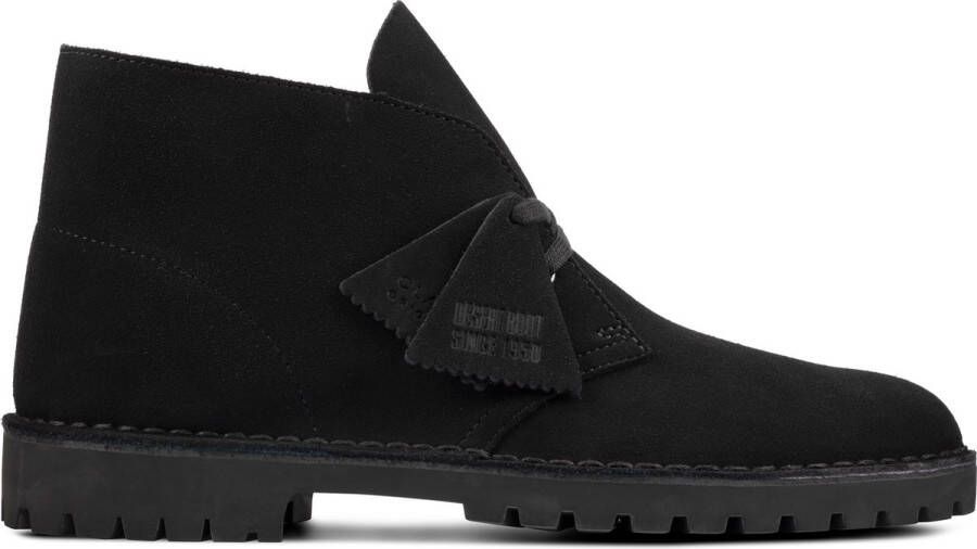 Clarks Heren schoenen Desert Rock G black suede