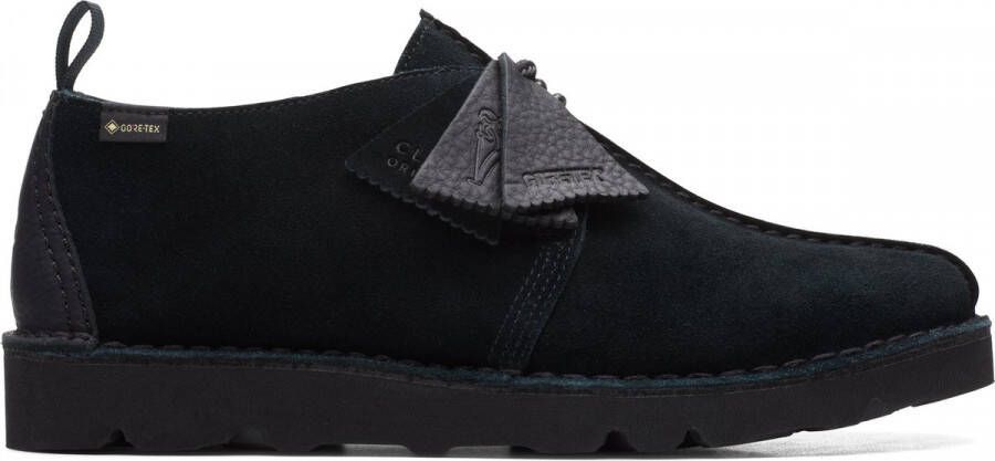 Clarks Zwarte Suede Desert Trekgtx Schoenen Black Heren