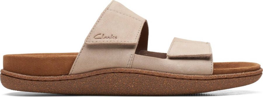 Clarks Heren schoenen Pilton Strap G Beige