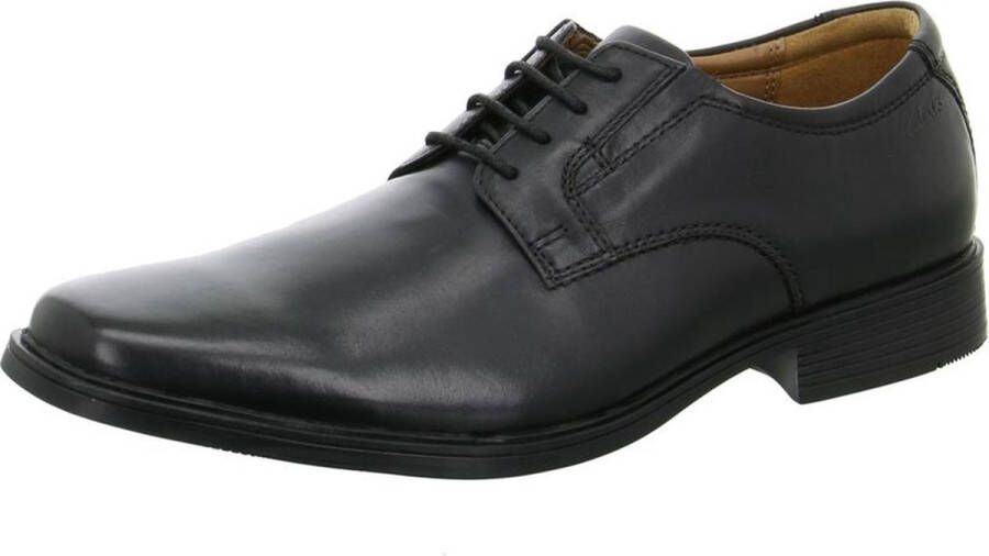 Clarks Veterschoenen Tilden_Plain met comfortabel voetbed vrijetijdsschoen halfhoge schoen veterschoen