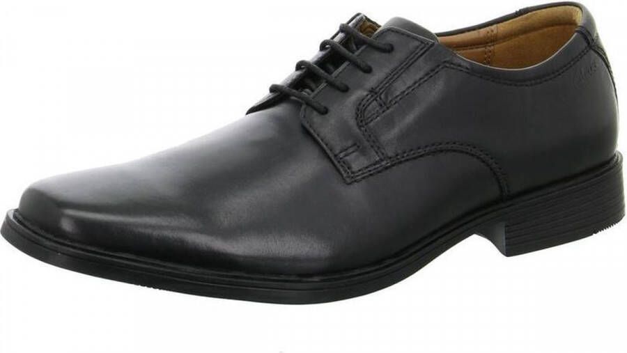 Clarks Veterschoenen Tilden_Plain met comfortabel voetbed vrijetijdsschoen halfhoge schoen veterschoen