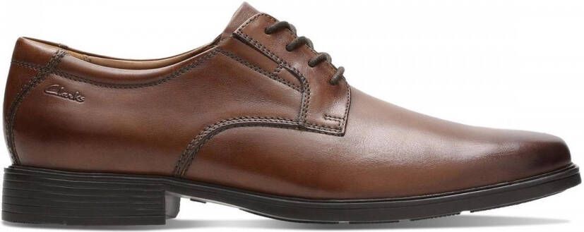 Clarks NU 21% KORTING Veterschoenen Tilden_Plain met comfortabel voetbed