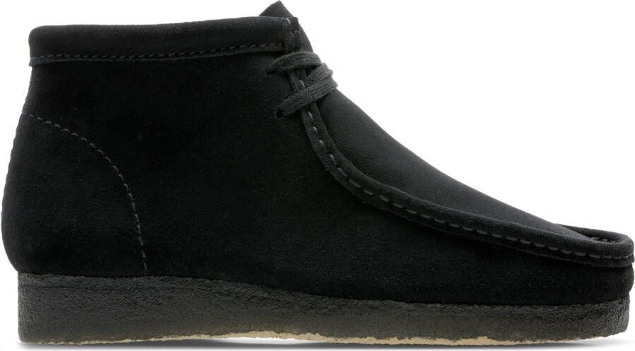 Clarks Originals Wallabee Boot Womens Black Sde Laarzen 26155521