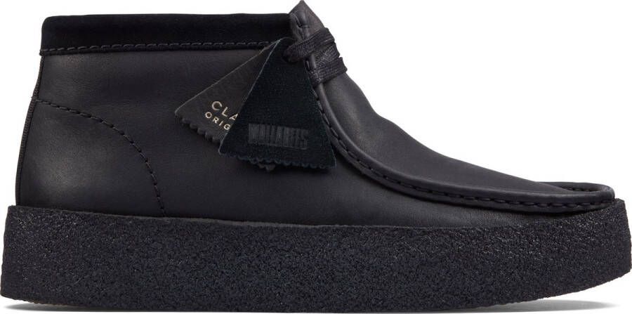 Clarks Zwarte Leren Mocassin Lifestyle Schoen Black Heren