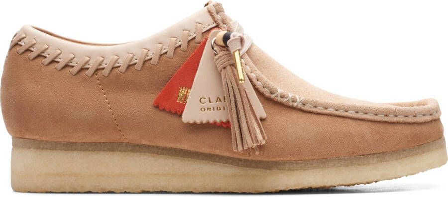 Clarks Wallabee Bruine Loafer Schoenen Beige Heren