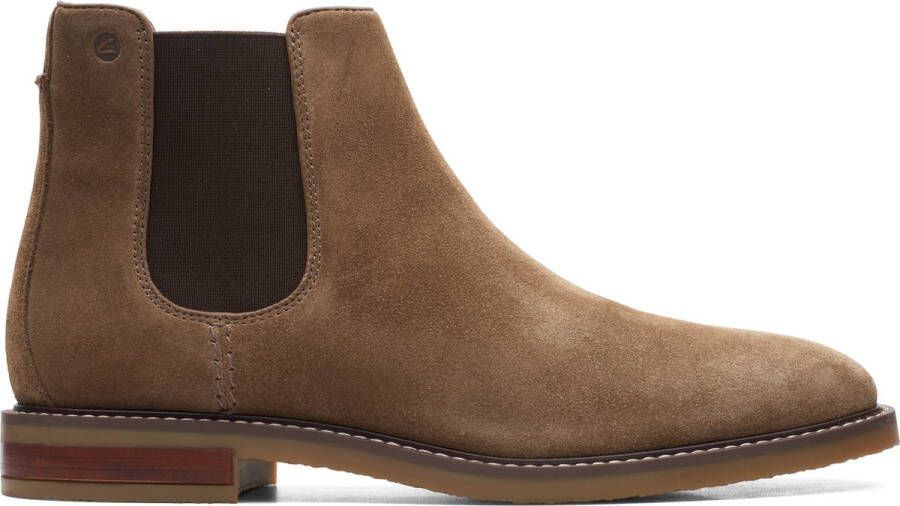 Clarks Jaxen Chelsea Enkellaarzen taupe