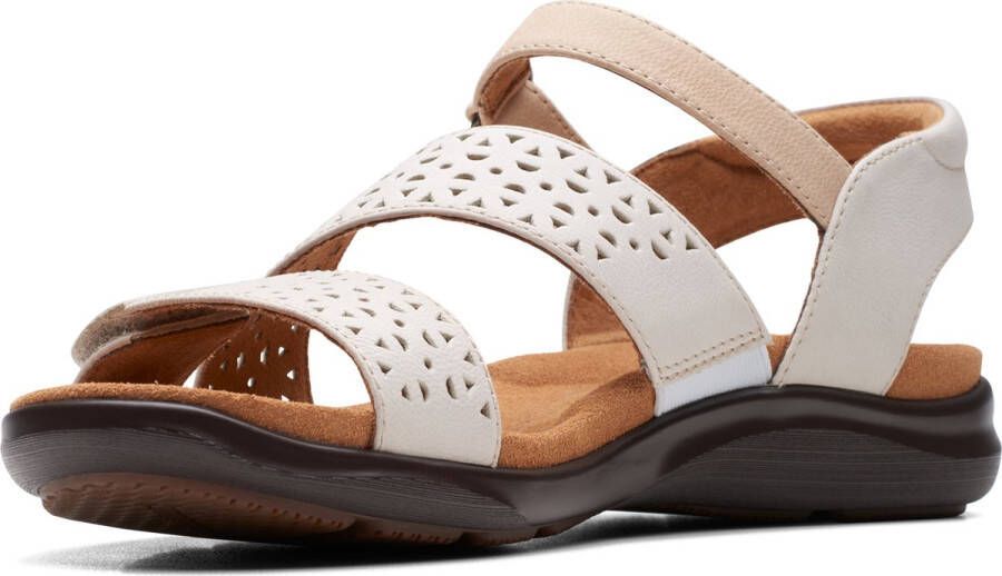 Clarks Zomer Sandaal Kitly Way Beige Dames