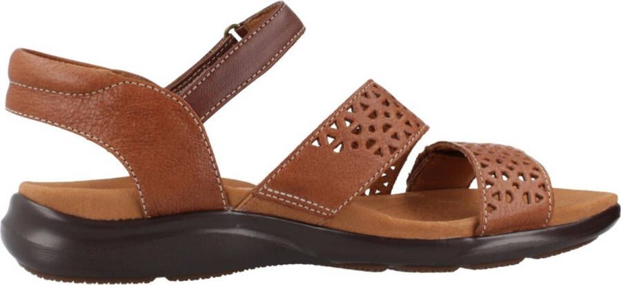 Clarks Zomer Sandaal Kitly Way Brown Dames