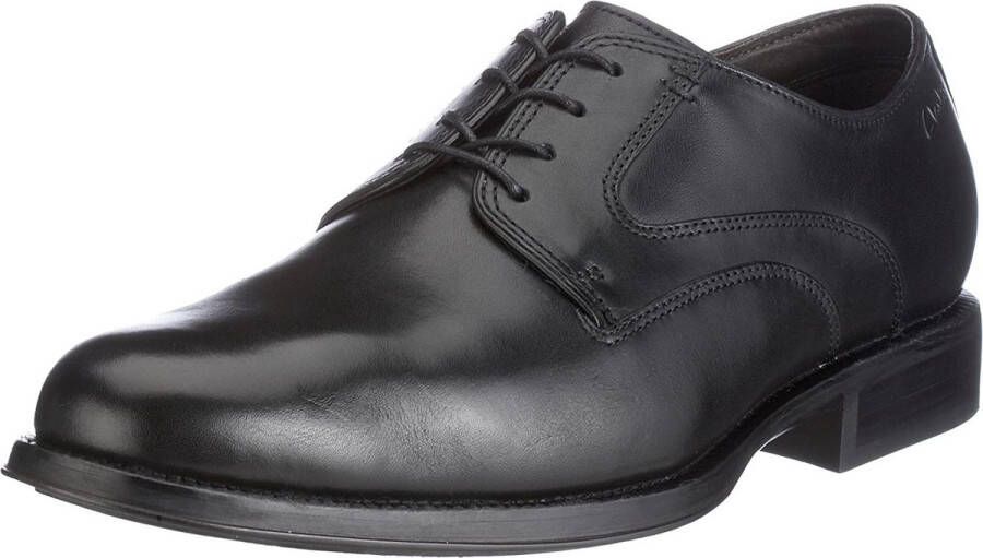 Clarks Leather heren veterschoen zwart