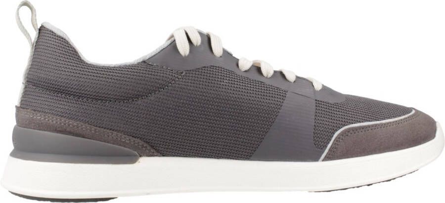 Clarks Stijlvolle LT Lace Sneakers voor Mannen Gray Heren