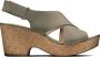 Clarks Maritsa Lara 37 Dames Sandalen Sage Nubuck - Thumbnail 1