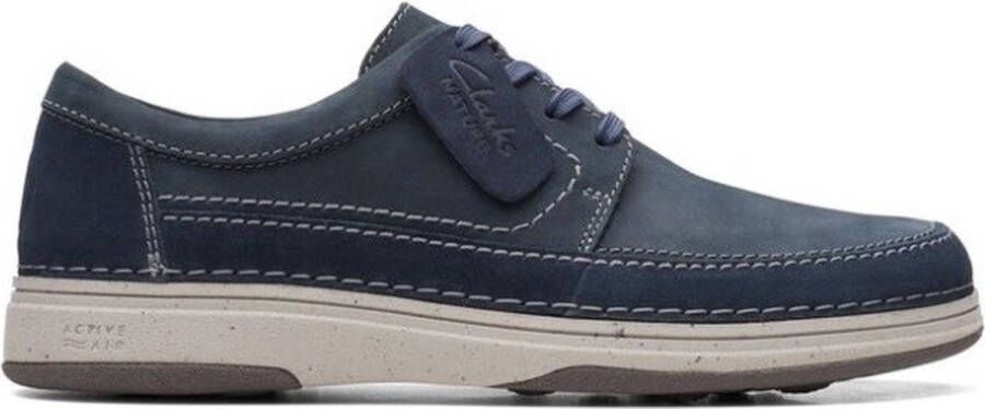 Clarks Blauwe Sneakers met Active Air Blue Heren