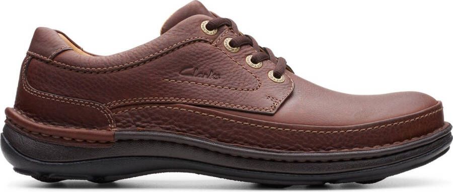 Clarks Nature Three Veterschoenen 20339005 Mahogany Bruin