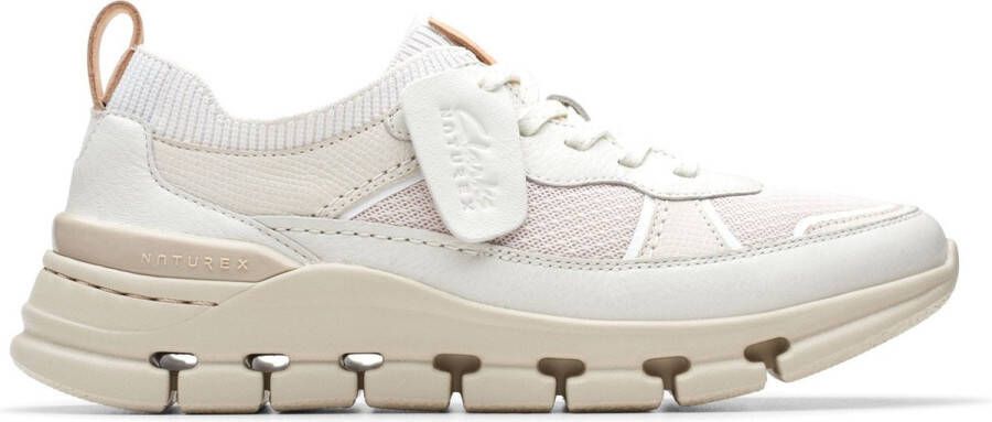 Clarks Nature X Cove Damessneakers Off White Multicolor Dames