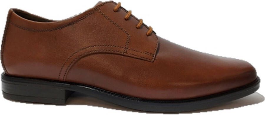 Clarks Nette Schoenen Howard Walk 26162017 Wijdte H Cognac 10 44½