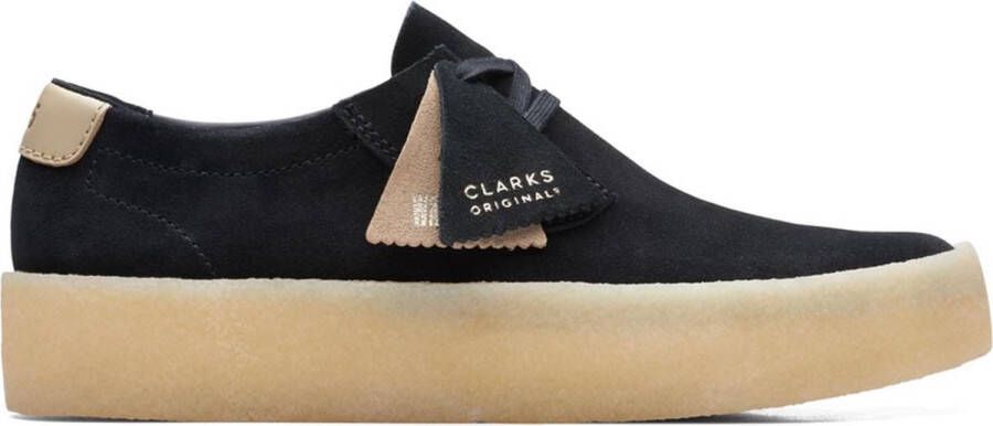 Clarks Zwarte Suède Mocassin Lifestyle Schoen Black Heren