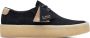 Clarks Zwarte Suède Mocassin Lifestyle Schoen Black Heren - Thumbnail 1