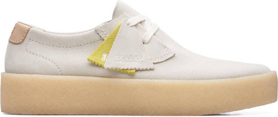 Clarks Off White Suede Heren Lifestyle Schoen White Heren