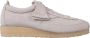 Clarks Off White Suede Wallabee Tor Sneakers White Heren - Thumbnail 1