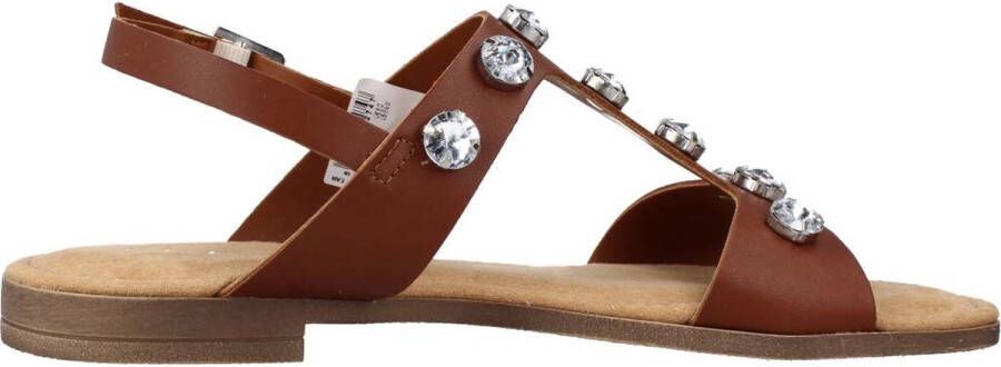 Clarks Flat Sandals Brown Dames