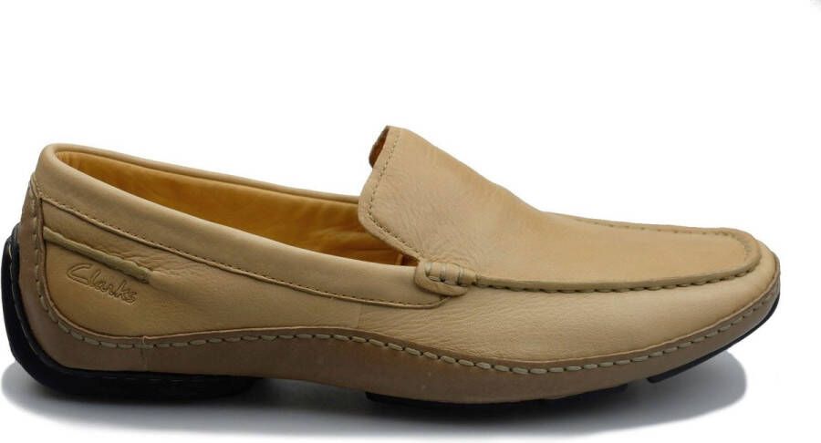 Clarks Leren Instappers voor Heren Beige Heren - Foto 1