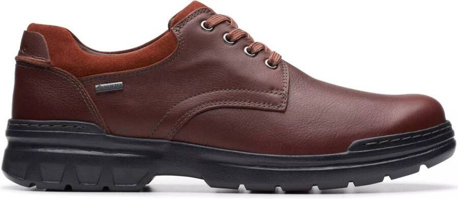 Clarks Rockie WalkGTX heren veterschoen bruin