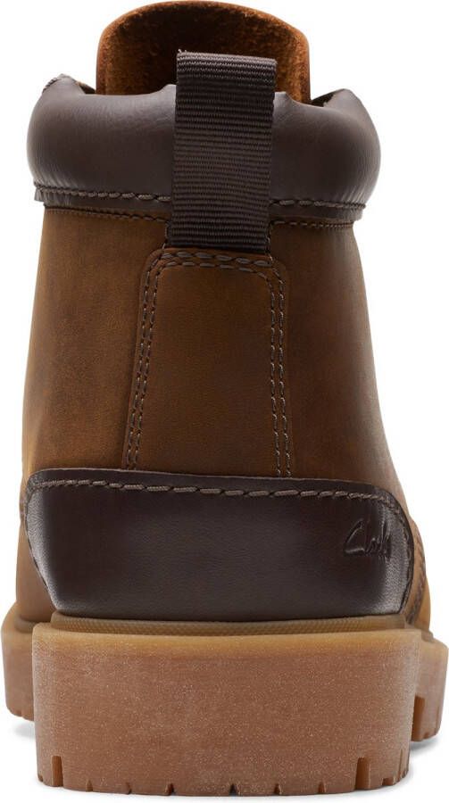 Clarks Rossdale Mid Veterboot Mannen Bruin Cognac