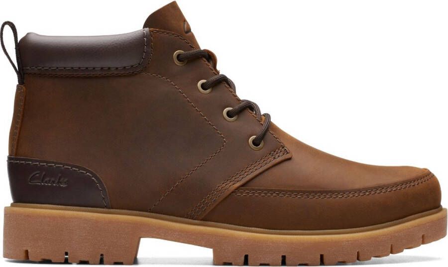 Clarks Rossdale Mid Veterboot Mannen Bruin Cognac