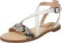 Clarks Grijze Slang Platte Sandalen Vrouwen White Dames - Thumbnail 1