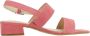 Clarks Flat Sandals Pink Dames - Thumbnail 1