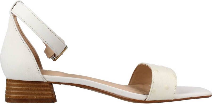 Clarks High Heel Sandals White Dames