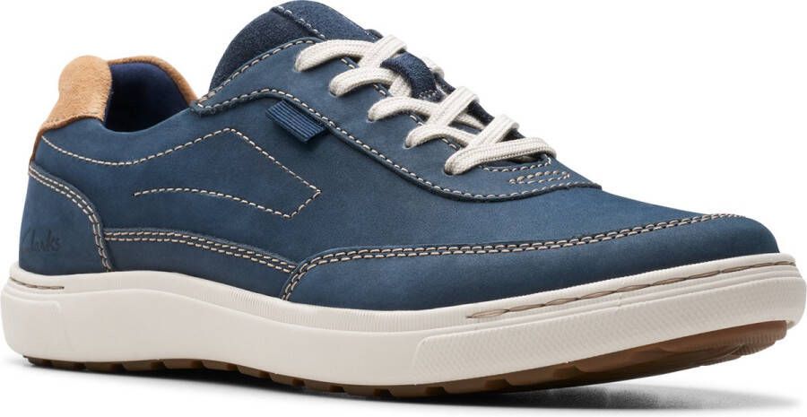 Clarks Sneaker Mapstone Trail Blauw Nubuck