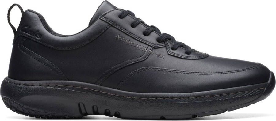 Clarks Zwarte Vrijetijdssneakers voor Mannen Black Heren