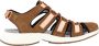 Clarks Stijlvolle Platte Sandalen Brown Dames - Thumbnail 1